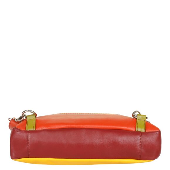 Genuine Leather Multicolour Backpack, Daypack for Women- Travel, Work, Gifting - Picture 7 of 10